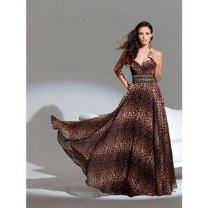 Tony Bowls Le Gala Prom Dress 115548 Leopard